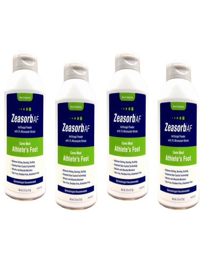 Zeasorb AF Powder with 2% Miconazole Nitrate, 2.5 Ounce (Pack of 4) - Image 2